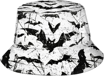 Bucket Hat for Women Men Funny Halloween Hats Packable Outdoor Fisherman Hats Caps Unisex