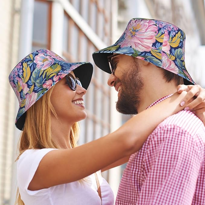 Bucket Hats Fashion Sun Cap Packable Outdoor Fisherman Hat for Women and Men Travel