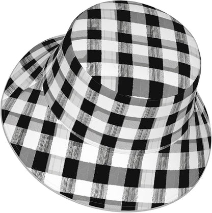 Bucket Hat Double-Side-Wear Reversible Sun Hat Beach Travel Hiking for Women Men