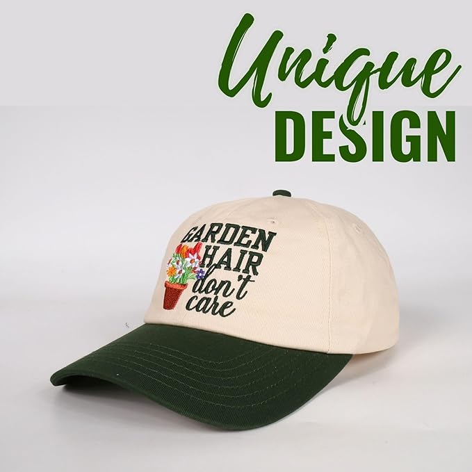InnoBeta Gardening Gifts Cap for Women, Plant Lovers, Plant Lady Gardeners, Cool Unique Garden Adjustable Embroidered Hat