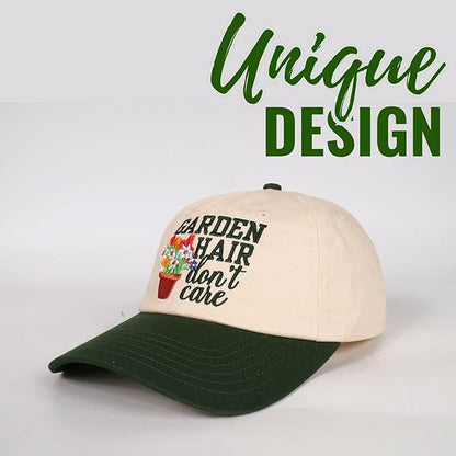 InnoBeta Gardening Gifts Cap for Women, Plant Lovers, Plant Lady Gardeners, Cool Unique Garden Adjustable Embroidered Hat