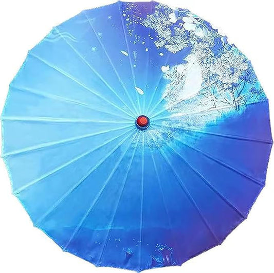 Chinese Japanese Handmade Parasol Umbrella,Asian Decoration DIY Art Dance Classical Umbrella for Wedding Parties Photography Costumes Cosplay