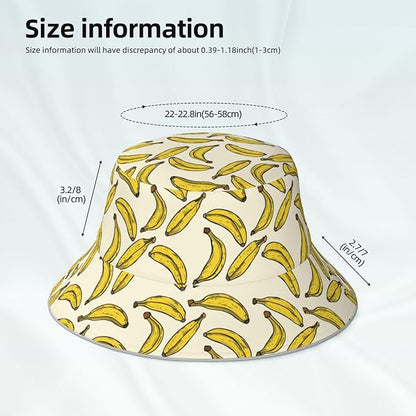 Bucket Hat Double-Side-Wear Reversible Sun Hat Beach Travel Hiking for Women Men