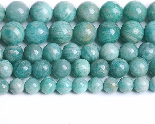 4MM 86PCS Natural Stone Amazonite Gemstone 2A Grade Crystal Loose Beads for Jewelry Making DIY Bracelet Necklace 1 Strand