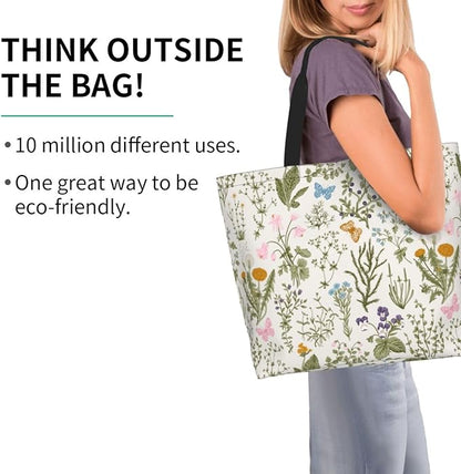 Sunflower Tote Bag For Women, Waterproof Shoulder Bags Big Reusable Grocery Handbag For Shopping Picnic Work Beach