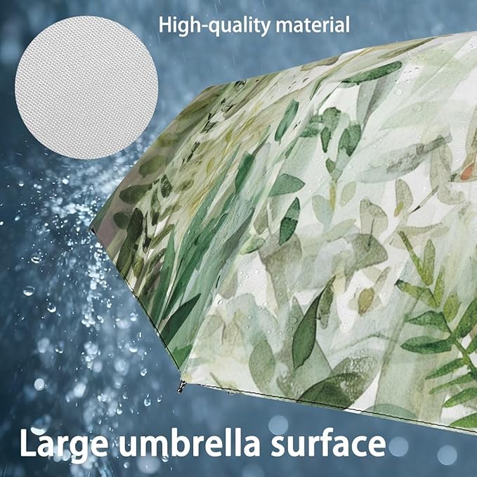 Umbrellas for Rain Lightweight Travel Umbrella 42" Canopy UV Protection Sun Umbrella Windproof Compact Umbrellas