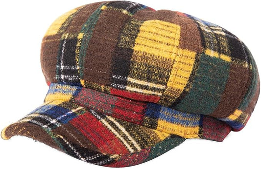 Comhats Wool Fashion Newsboy Hats for Women Winter Warm Pageboy Cabbie Cap Beret