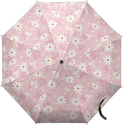 Umbrellas for Rain Lightweight Travel Umbrella 42" Canopy UV Protection Sun Umbrella Windproof Compact Umbrellas