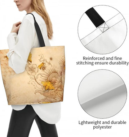 Shoulder Bag Large Reusable Eco-friendly Shopping Bags Portable Storage Handbag