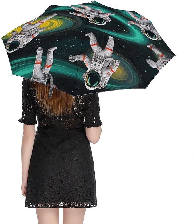 3 Fold Car Umbrella Folding Portable Automatic Umbrella Sunny Rain Sunscreen