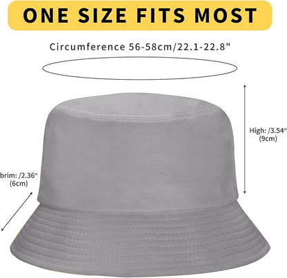 Rosoz 1 & 2 Pack Bucket Hat for Women Men Summer Travel Beach Sun Hat Outdoor Cap Unisex Bucket Hats