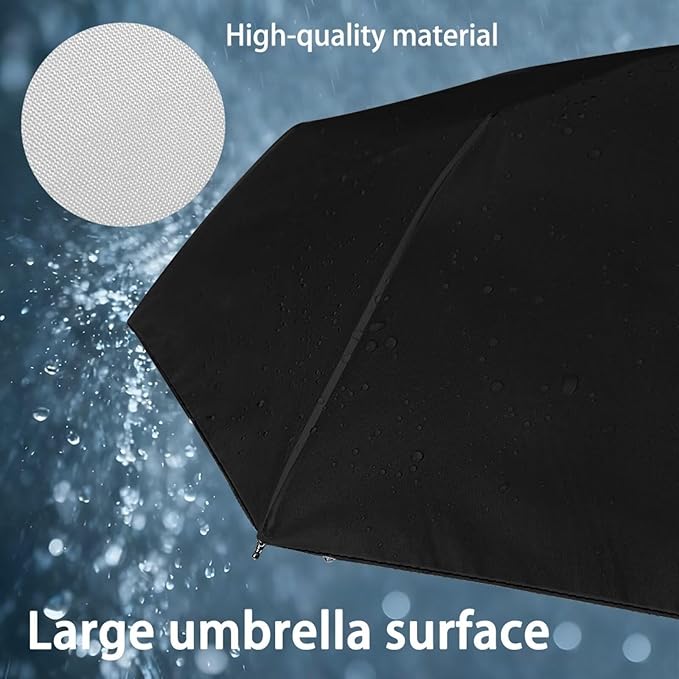 Umbrellas for Rain Lightweight Travel Umbrella 42" Canopy UV Protection Sun Umbrella Windproof Compact Umbrellas