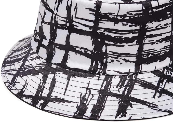 Quanhaigou Bucket Hat for Men Women,Packable Reversible Printed Sun Hats,Fisherman Outdoor Summer Travel Hiking Beach Caps