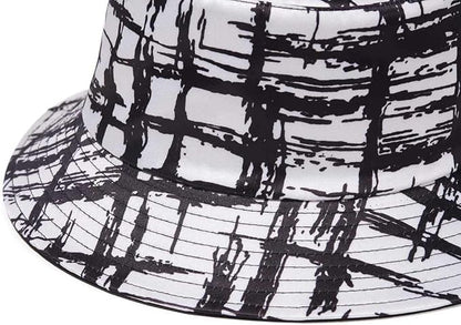 Quanhaigou Bucket Hat for Men Women,Packable Reversible Printed Sun Hats,Fisherman Outdoor Summer Travel Hiking Beach Caps