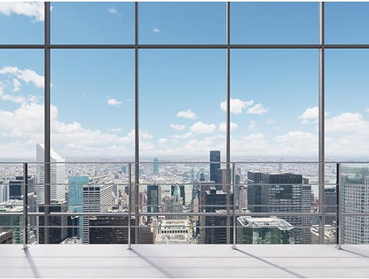 Office Backdrop for Video Conference Modern Business Offices Work Place Background Virtual Office Scene for Live Video Zoom Calls Businessman Photography Studio Background Props Decor 10x6.5ft