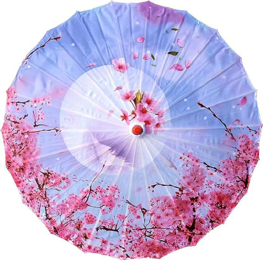 Chinese Japanese Handmade Parasol Umbrella,Asian Decoration DIY Art Dance Classical Umbrella for Wedding Parties Photography Costumes Cosplay