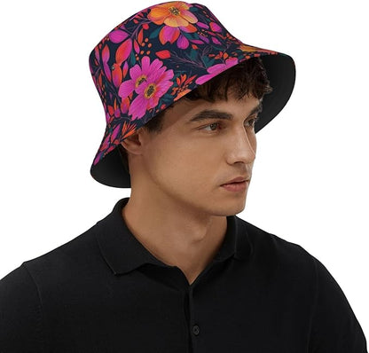 Bucket Hats Fashion Sun Cap Packable Outdoor Fisherman Hat for Women and Men Travel