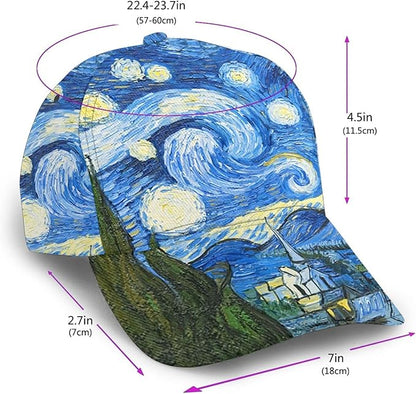 Floral Baseball Cap for Women Fashionable Adjustable Dad Hat Low Profile Running Hat for Summer Sporting Working Hiking