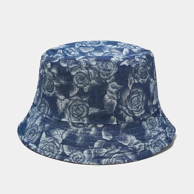 Quanhaigou Bucket Hat for Men Women,Packable Reversible Printed Sun Hats,Fisherman Outdoor Summer Travel Hiking Beach Caps