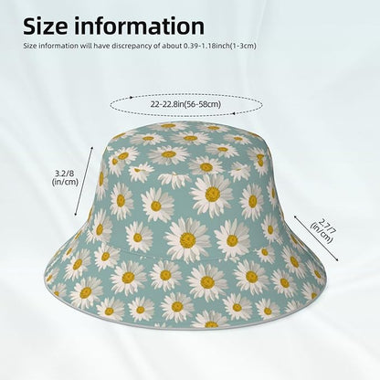 Hat Reversible Fisherman Hats Double Sided Wearing for Women Men Boys Girls