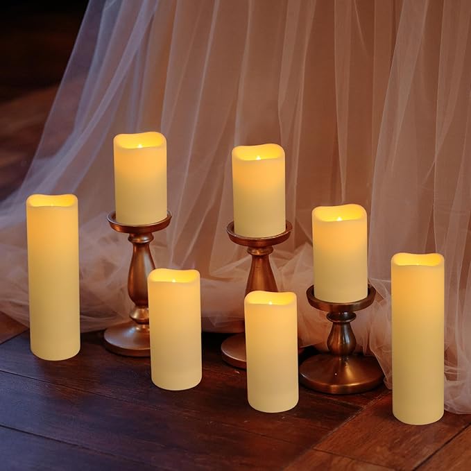 144-Pack LED Flameless Candles with Remote Control - Festival Essentials, Turn On The Light of Warm Colors, Home Decoration, Party, Romantic Date(Three Sizes).
