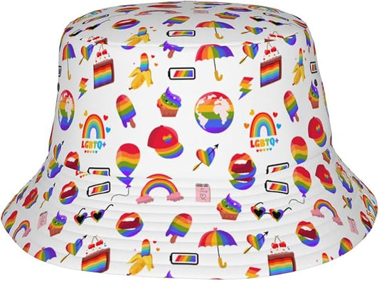 Fashion Bucket Hat Summer Beach Travel Sun Hat Packable Fisherman Cap for Men Women