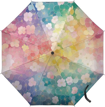 Umbrellas for Rain Lightweight Travel Umbrella 42" Canopy UV Protection Sun Umbrella Windproof Compact Umbrellas