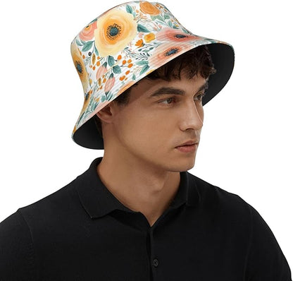 Bucket Hats Fashion Sun Cap Packable Outdoor Fisherman Hat for Women and Men Travel