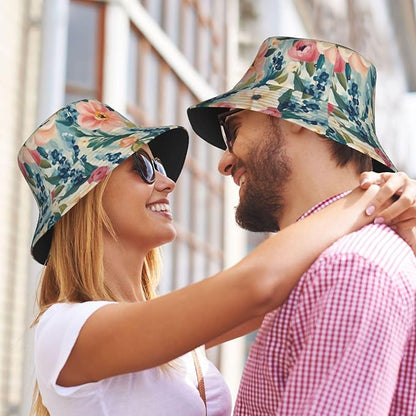 Bucket Hats Fashion Sun Cap Packable Outdoor Fisherman Hat for Women and Men Travel