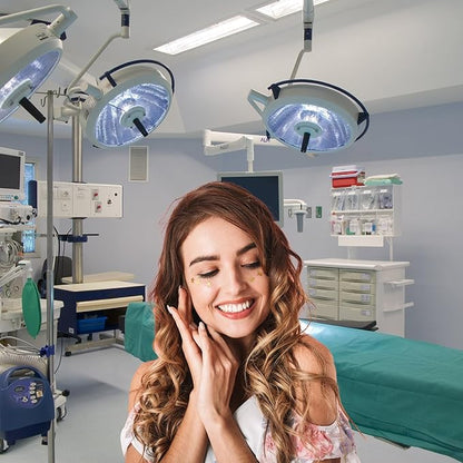 Hospital Backdrop Modern Operating Room Backdrop Doctor Surgery Anesthesia Bed Sickbed Medical Equipment Photo Background for Doctor Nurse Operating Room Background Portrait Studio Props 7x5ft