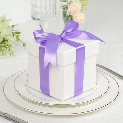 Lavender Ribbon 1 Inch 60 Yards, Light Purple Satin Ribbon for Crafts, Gift Wrapping, Flower Bouquet, Graduation Lei, Baby Shower, DIY Bows, Christmas, Easter