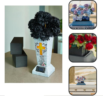 XCEL Floral Foam Blocks - Reusable, Weather Resistant Craft Foam - Perfect for Fresh & Artificial Flower Arrangements, Florist Foam, Planter Boxes, Home Decor & Florist Supplies 4pk 9x3x3