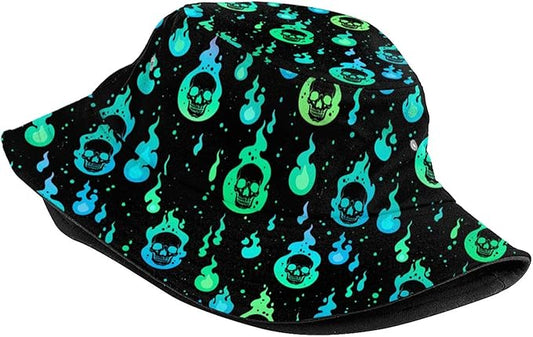 Bucket Hat for Women Men Funny Halloween Hats Packable Outdoor Fisherman Hats Caps Unisex