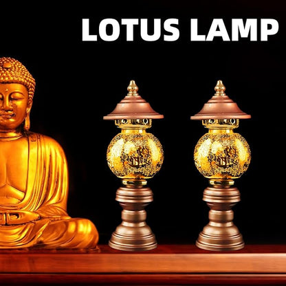 11inch LED Lotus Flower Lamp - 7 Color Changing Buddhist Light for Meditation, Wealth Attraction & Home Decor - Adjustable Brightness with Switch - Perfect for Buddhist Occasions & Supplies