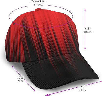 Pastel Cornflowers Floral Baseball Cap Dad Hats All-Over Print Fashion Accessory 100% Polyester Adjusts to Fit Most