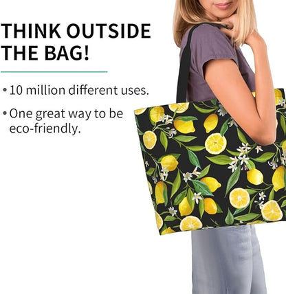 Sunflower Tote Bag For Women, Waterproof Shoulder Bags Big Reusable Grocery Handbag For Shopping Picnic Work Beach