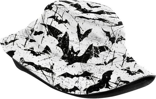 Bucket Hat for Women Men Funny Halloween Hats Packable Outdoor Fisherman Hats Caps Unisex