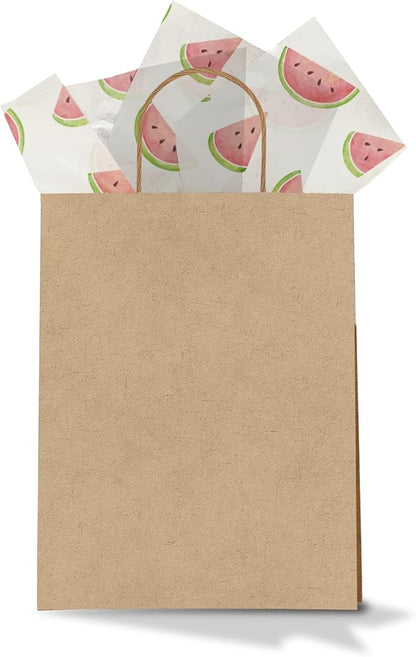 Pro Supply Global Watermelon Printed Tissue Paper for Gift Bags or Boxes and Wrapping - Summer Bulk Decorative Art Tissue Paper for Packaging and Gifting | 24 Sheets 20" x 30"
