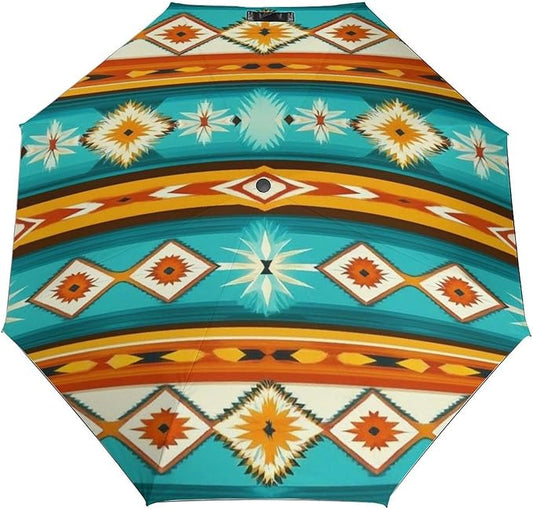 3 Fold Car Umbrella Folding Portable Automatic Umbrella Sunny Rain Sunscreen