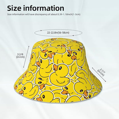 Bucket Hat Beach Summer Sun Hat Reversible Fisherman Hats Double Sided Wearing for Women Men Boys Girls