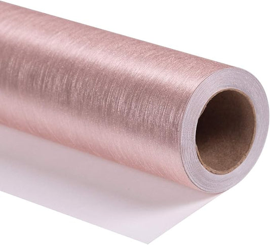 WRAPAHOLIC 30 Inch Pink Wrapping Paper Roll - Pink with Metallic Shine for Birthday, Christmas, Holiday, Wedding, Baby Shower - 30 inch x 16.5 feet