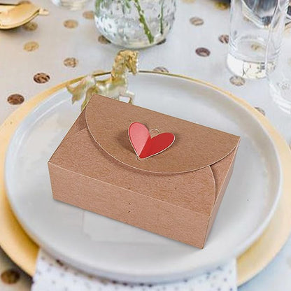 KYXKHSAA Heart Shape Envelope Flower Box, Premium Cardboard Floral Bouquet Packaging, Modern Home Decor Accent Piece, Creative Gift Wrap Container For Valentine’s Day, Wedding, Mother’s Day