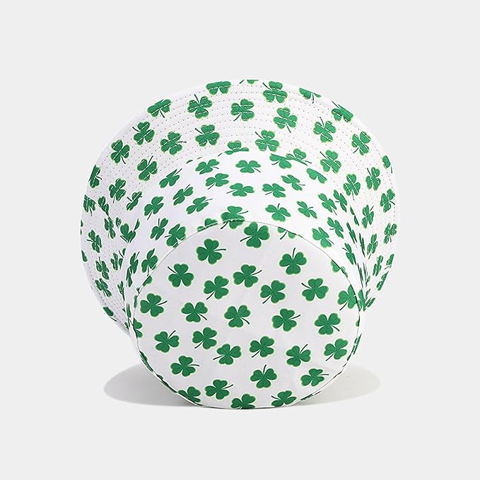 Mashiaoyi Unisex Print Double-Side-Wear Reversible Bucket Hat
