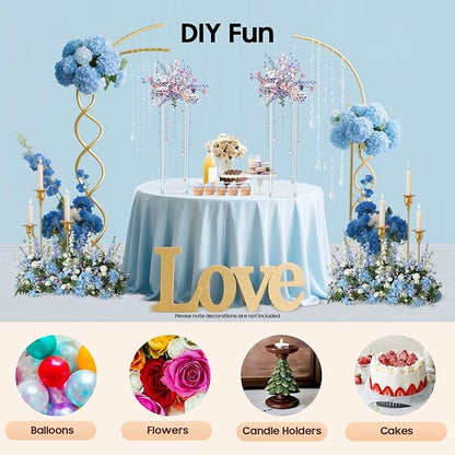 10PCS Flower Display Stand,Acrylic Wedding Centerpieces Vase Column Flower Holder,23.62inch High Freestanding Floral Display Rack for Party,Birthday&Event Decor