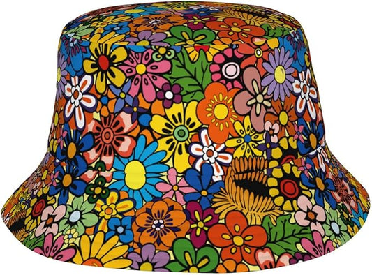 Bucket Hats for Women Sun Beach Travel Cap Unisex Men Bucket Hat