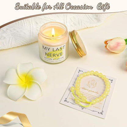 Christmas Birthday Gifts for Women, Teen Girls, Her, Unique Happy Birthday Gift Baskets for Best Friend Sister Daughter, Women Gifts Box for Girls Wife Girlfriends, 14pcs Cute Daisy Gift Set(Yellow)