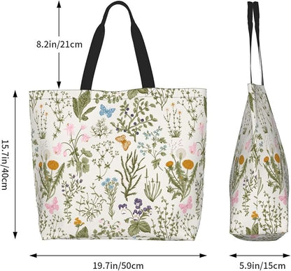 Sunflower Tote Bag For Women, Waterproof Shoulder Bags Big Reusable Grocery Handbag For Shopping Picnic Work Beach