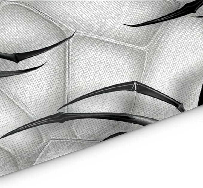 Black Spiders Placemats Set of 6, Washable Linen Place Mats, Spiders Web Table Mats for Kitchen Dining Table Decor Heat Resistant Tablemats 12x18