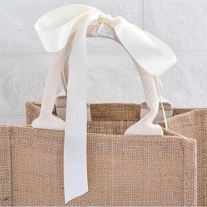 Double Face Ivory/Antique White Satin Ribbon 7/8 inch X 25 Yards Polyester Ivory Ribbon for Gift Wrapping Very Suitable for Weddings Party Invitation Decorations and More