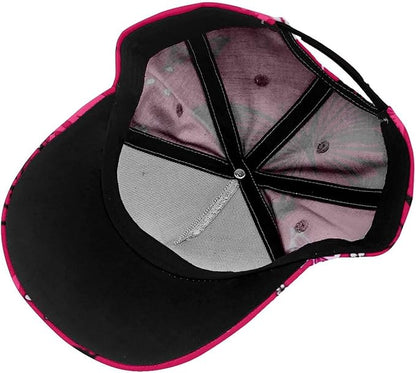 Pastel Cornflowers Floral Baseball Cap Dad Hats All-Over Print Fashion Accessory 100% Polyester Adjusts to Fit Most